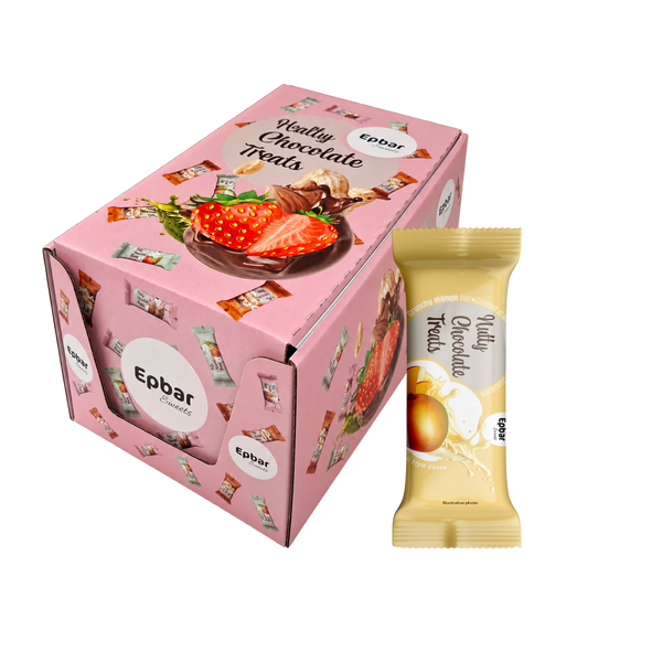 Epbar Sweets mangų skonio batonėlių dėžutė „Mumbai style“, 25x25 g