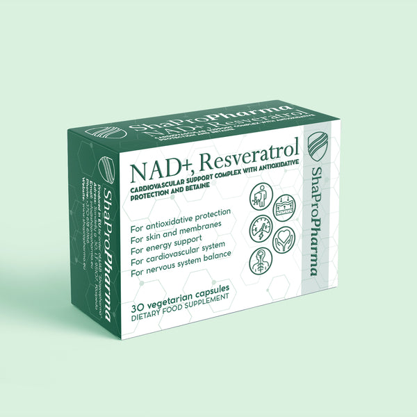 NAD+, Resveratrol and betaine complex
