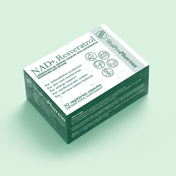 NAD+, Resveratrol and betaine complex