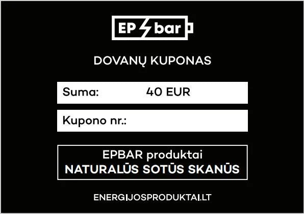 Elektroninis EPBAR Dovanų kuponas