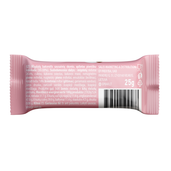 Epbar Sweets batonėlių MIX dėžutė, 25x25 g