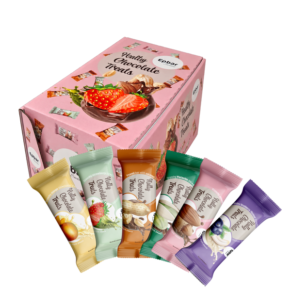 Epbar Sweets batonėlių MIX dėžutė, 25x25 g